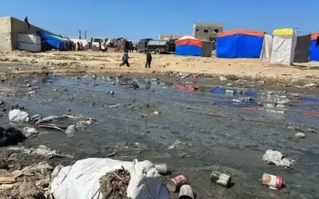 بلدية دير البلح تعلن توقف العمل بمحطات الصرف الصحي