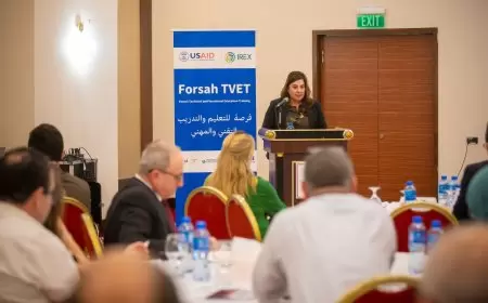 بدعم من الوكالة الامريكية للتنمية الدولية، برنامج فرصة يطلق حفل الشراكة بين القطاع الخاص ومؤسسات التعليم والتدريب المهني والتقني.