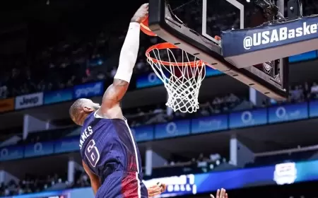 بفارق نقطة.. جيمس ينقذ أميركا من جنوب السودان قبل أولمبياد باريس