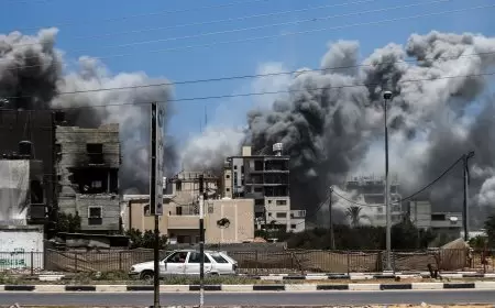 شهيدان بينهما طفلة في قصف الاحتلال المكثف على النصيرات