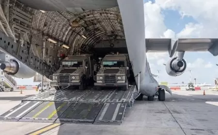 مصادر عبرية: طائرة أمريكية محملة بالأسلحة تصل اسرائيل