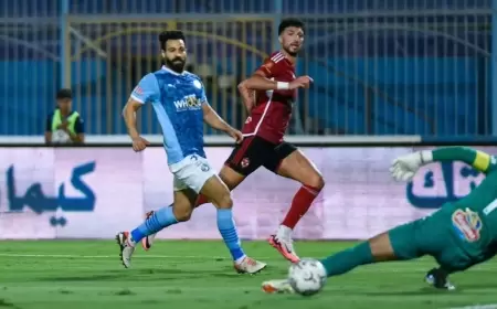 الأهلي يهزم بيراميدز في مباراة مثيرة