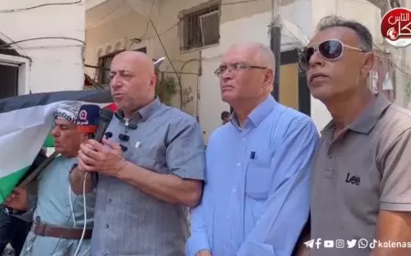 مؤتمر صحفي للجنة الشعبية لخدمات مخيم طولكرم حول العدوان الاخير على المخيم