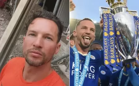 بعد الشهرة والملايين.. بطل الدوري الإنجليزي يصبح "عامل بناء"