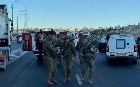 اصابة مستوطن...عملية إطلاق نار قرب مستوطنة كريات أربع