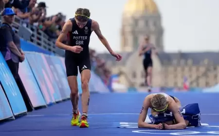 بطلة الترايثلون "تتقيأ" قبل السباحة في النهر الملوث