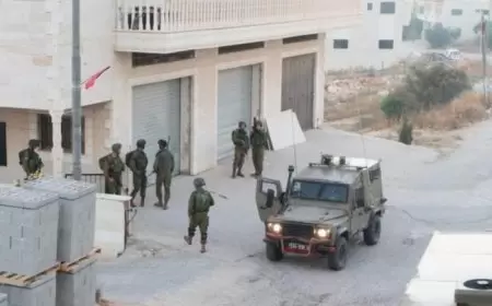 الاحتلال يقتحم قفين ويدمر ممتلكات المواطنين