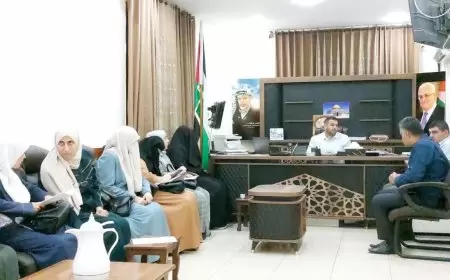 اجتماع مدير الأوقاف الشيخ إبراهيم واصف، وبحضور رئيس قسم الأئمة الشيخ اسامة ناصر، ورئيس قسم الوعظ الشيخ عمر ثابت بالواعظات