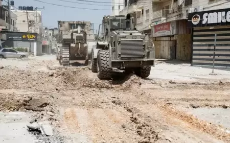 الاحتلال يواصل عدوانه على جنين ومخيمها ملحقا دمارا واسعا