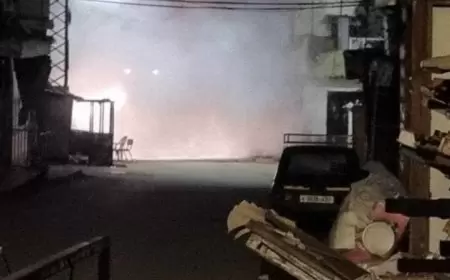 الاحتلال يفجر مقر حركة "فتح" في مخيم بلاطة شرق نابلس