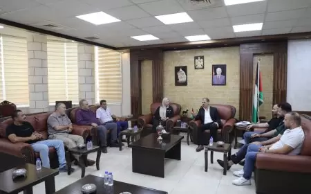 طقاطقة يستقبل المديرة الجديدة لمديرية النقل والمواصلات بطولكرم