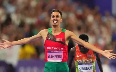 المغربي البقالي يتوج بذهبية 3 آلاف متر موانع للمرة الثانية توالياً
