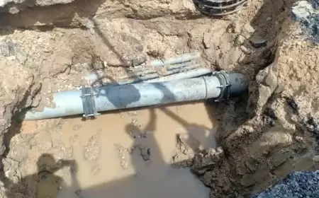 سلطة المياه: الانتهاء من اصلاح الكسر في خط المياه الناقل شمال شرق بيت لحم