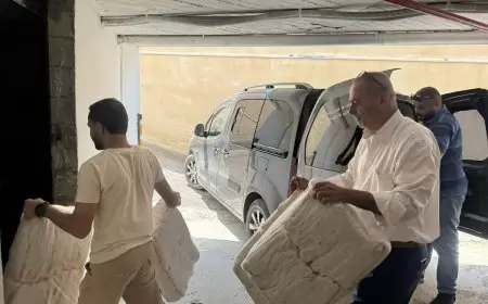مديرية التنمية طولكرم تستلم فوط عجزه من فاعل خير