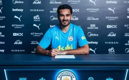 سيتي يعلن عودة غندوغان بعد عام بألوان برشلونة