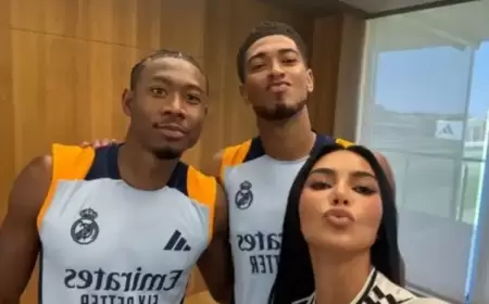 كيم كارداشيان تذهب إلى مدريد بحثاً عن بيلنغهام