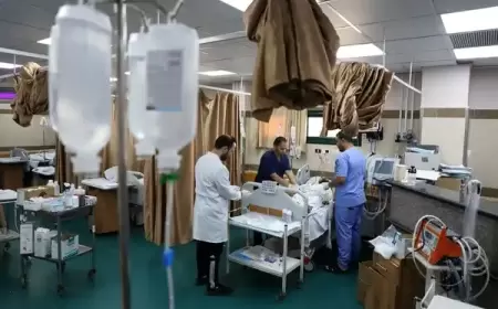 النزوح يطول المرضى بمستشفى ـ"شهداء الأقصى"