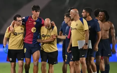 إصابة نجم برشلونة الواعد بقطع في الرباط الصليبي