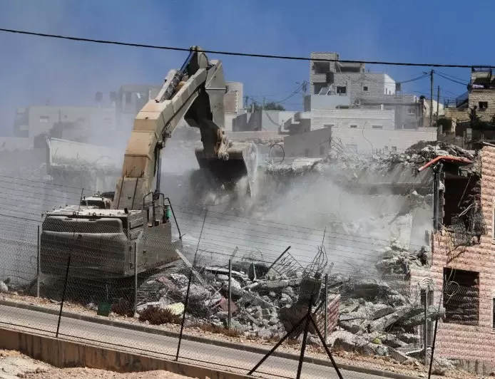 الاحتلال يهدم غرفة زراعية في نعلين غرب رام الله