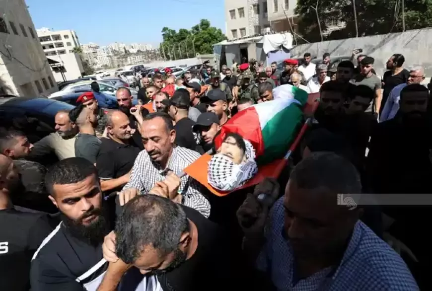 نابلس: تشيع جثماني الشهيدين مشة والشيخ خليل