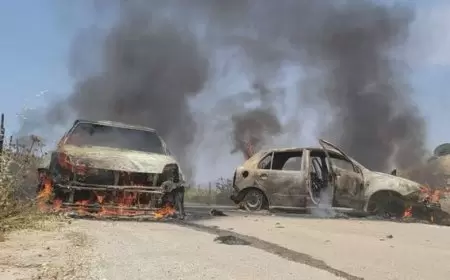 الخليل: مستعمرون يهاجمون المواطنين عند مدخل بلدة بني نعيم ويلحقون أضرارا في المركبات