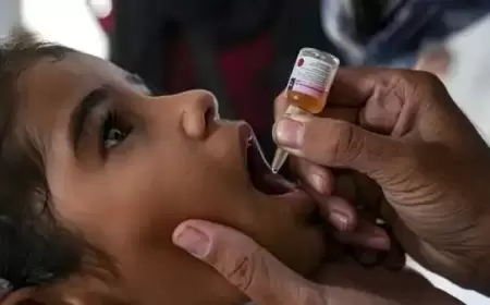 160 ألف طفل تلقوا الجرعة الأولى من لقاح شلل الأطفال وسط قطاع غزة