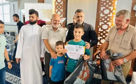 اوقاف طولكرم تكرم  "50" طالبا  من دورة نور القرآن