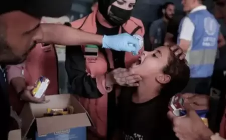 الدعم الإماراتي يسرّع تلقيح أكثر من 187 ألف طفل في غزة