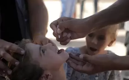 "صحة غزة": 443 ألف طفل تلقوا أول جرعة من اللقاح ضد شلل الأطفال