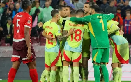 إسبانيا تكتسح سويسرا برباعية في دوري الأمم الأوروبية