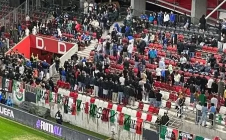 هكذا تعاطف جماهير المنتخب الإيطالي مع فلسطين