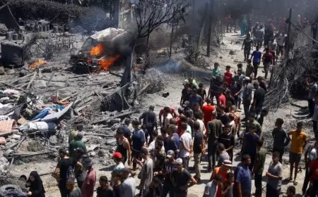 عشرات الشهداء والمفقودين في مجزرة جديدة للاحتلال بحق النازحين في مواصي خان يونس