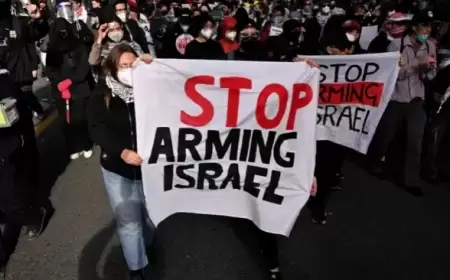 مظاهرات حاشدة في أستراليا ضد تسليح إسرائيل لليوم الثاني