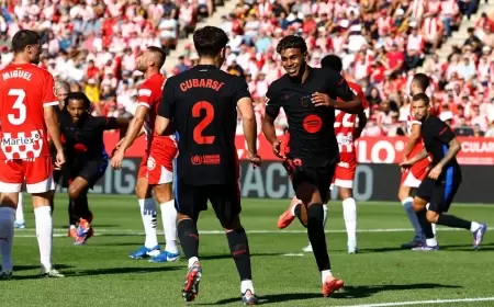 برشلونة يوجع ريال مدريد برباعية في جيرونا