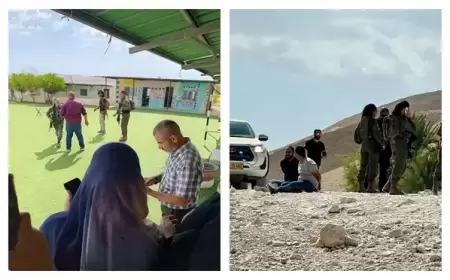 مستعمرون يعتدون على الطلبة والمعلمين شمال غرب أريحا