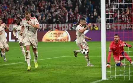 فوز تاريخي لبايرن ميونخ في دوري أبطال أوروبا