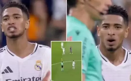 "مقرف" .. بيلنغهام يشتم حكم مباراة ريال مدريد
