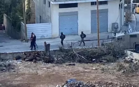 منذ امس... جيش الاحتلال يواصل عدوانه على حارس غرب سلفيت