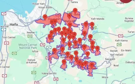 صليات صاروخية من لبنان باتجاه مدينة صفد ومحيطها