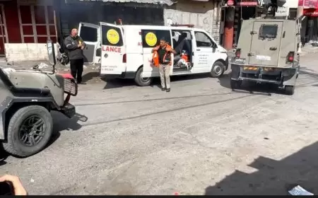 استشهاد شاب وإصابة 5 آخرين بينهم 3 مسعفين في مخيم بلاطة