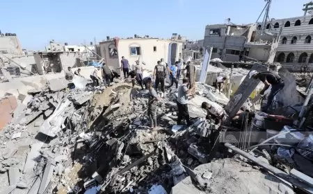 40 شهيدا وعشرات الجرحى في عدوان الاحتلال على خان يونس فجر اليوم