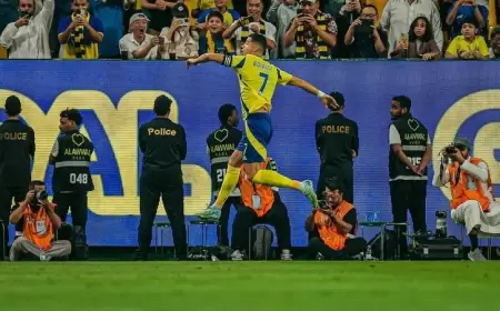 رونالدو هز شباك 18 فريقاً.. وفشل أمام الباطن والهلال