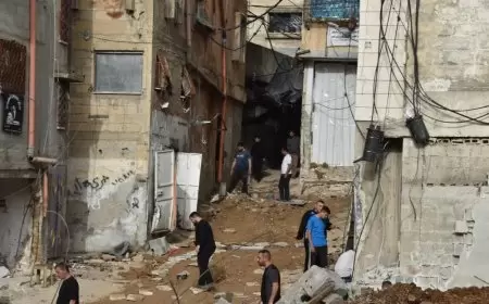 وفد من "شؤون اللاجئين" واللجان الشعبية يطلع على الأوضاع في مخيمي طولكرم ونور شمس