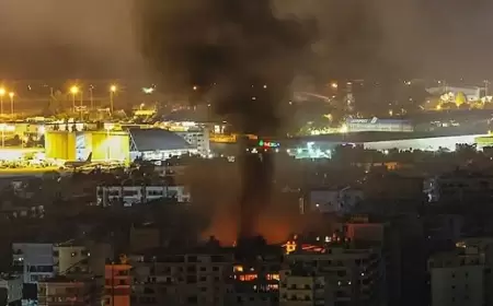 غارات عنيفة على الضاحية ومقتل جندي إسرائيلي بجنوب لبنان