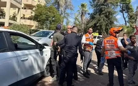 إصابة 6 اسرائيليين في عملية طعن في الخضيرة في أراضي 1948