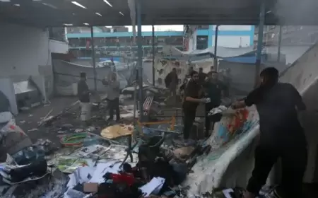 محدث:: 26 شهيداً وأكثر من 92 جريحاً في مجزرة مدرسة رفيدة بدير البلح