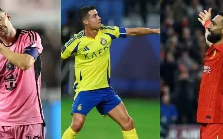 مدرب ليفربول يستعين برونالدو وميسي لإبقاء صلاح