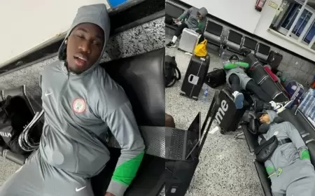 "البادي أظلم".. ليبيا تنتقم ونجوم نيجيريا يتباكون في مطار مهجور