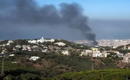 غارة إسرائيلية على منطقة "حارة حريك" في الضاحية الجنوبية لبيروت