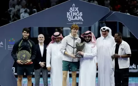 هزم ألكاراز.. سينر بطل "الملوك الستة" في موسم الرياض